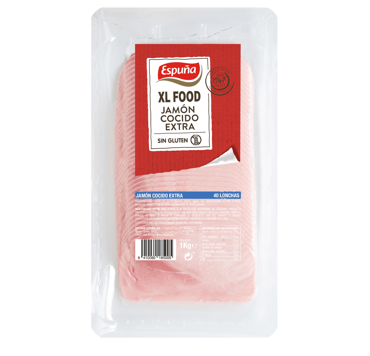 Pernil cuit llesques 1kg