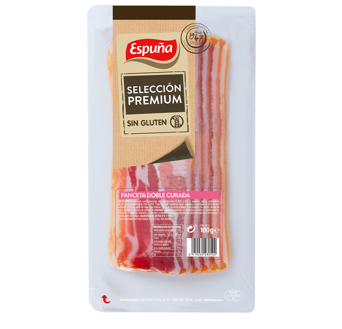 Panxeta  doble llesques 100g