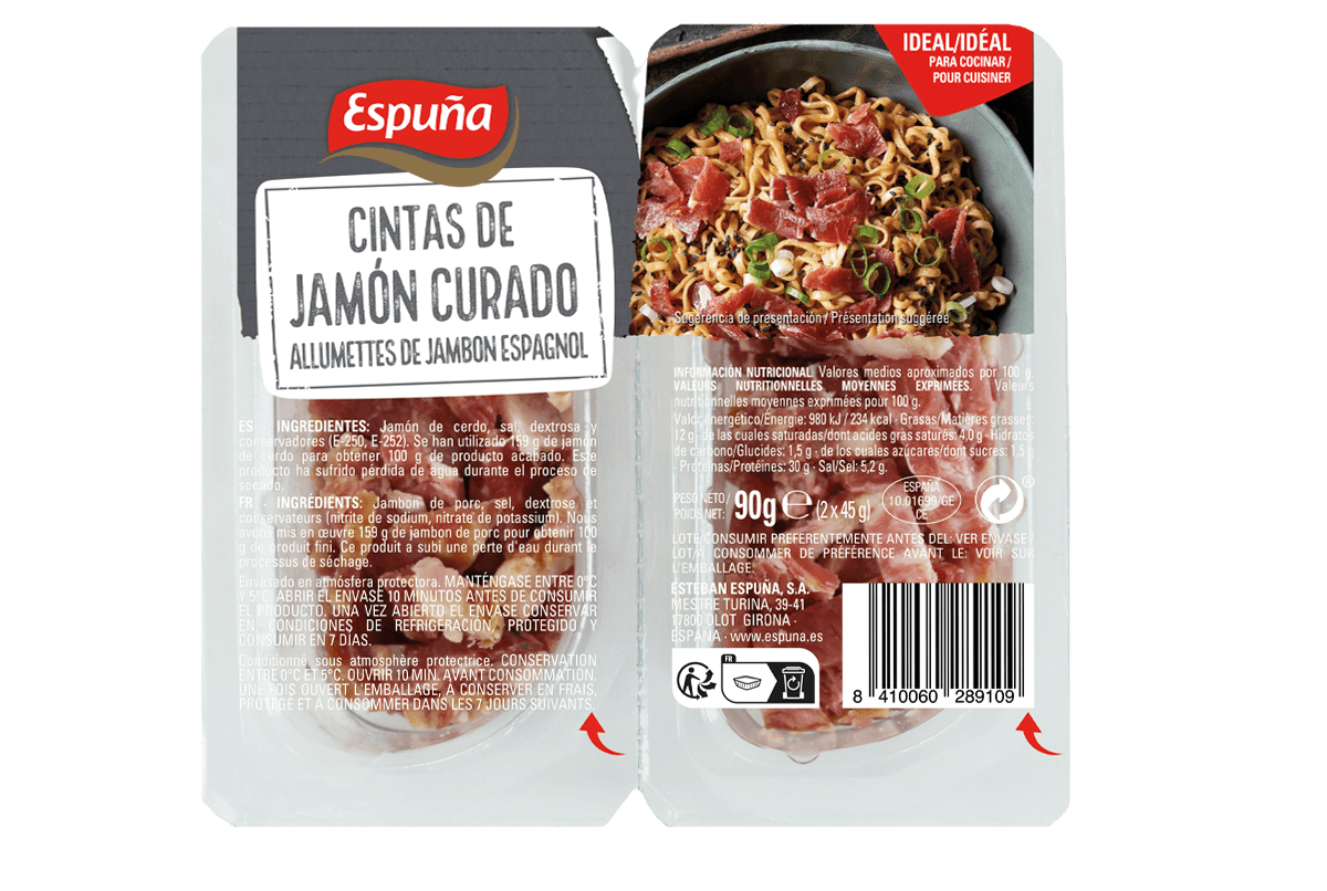 Cintes pernil curat 2x45g