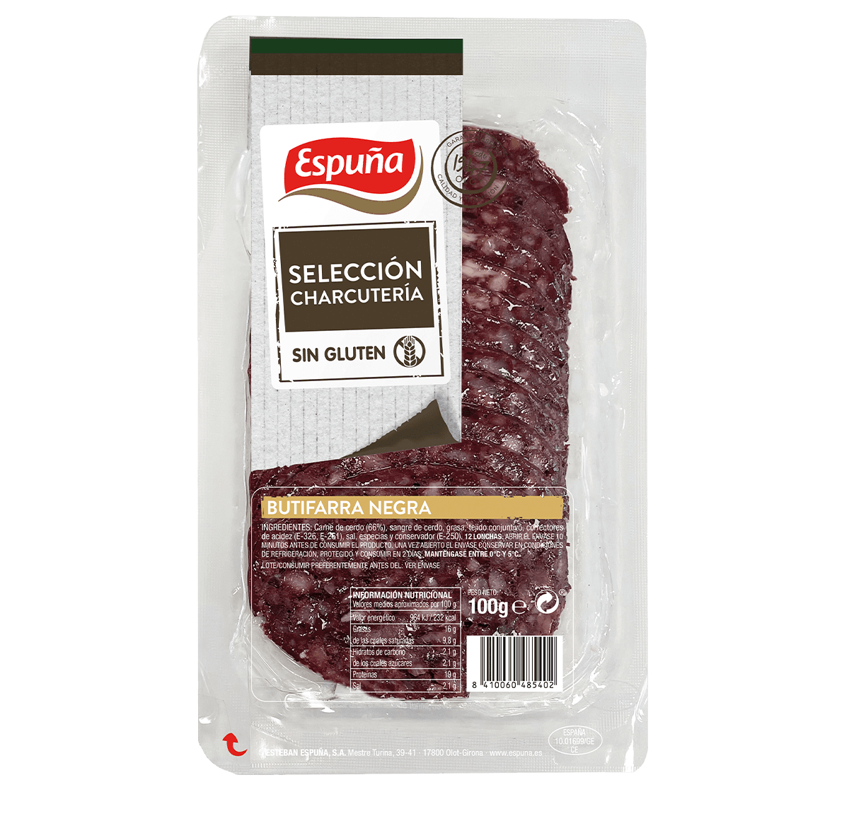 Botifarra negre llesques 100g