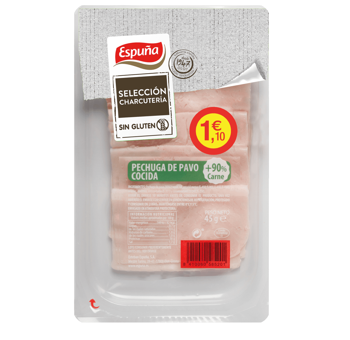 Dindi cuit llesques 45g - flash