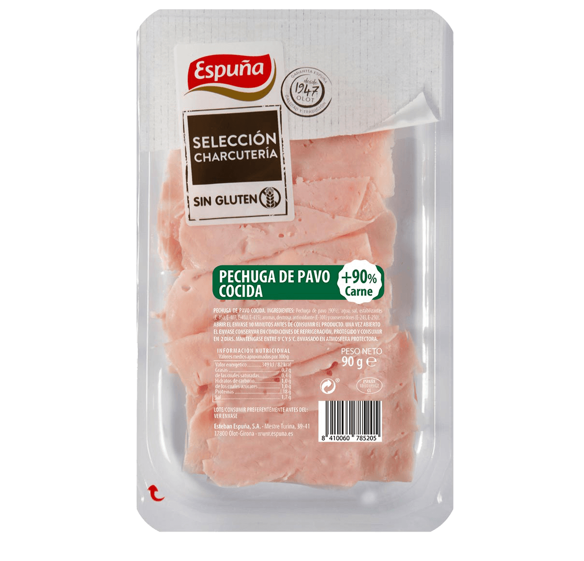 Pit de dindi cuit llesques 90g