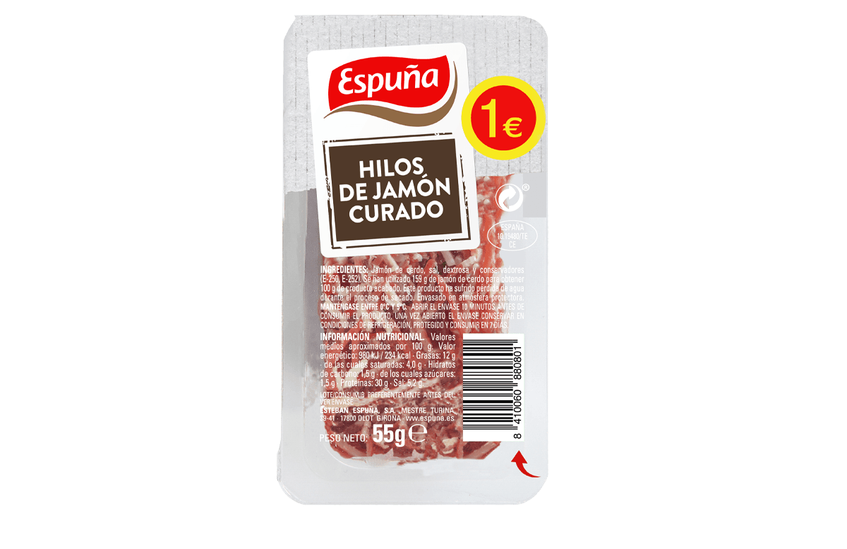 Fils de pernil curat 55g - flash